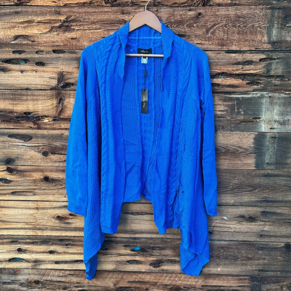 MELISSA PAIGE | NWT Vibrant Blue Women's Sweater XL